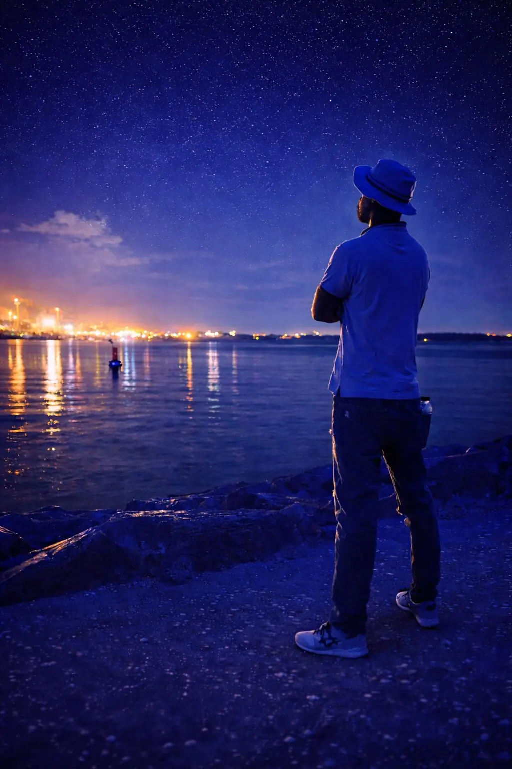 The Jump — nuit bord de mer